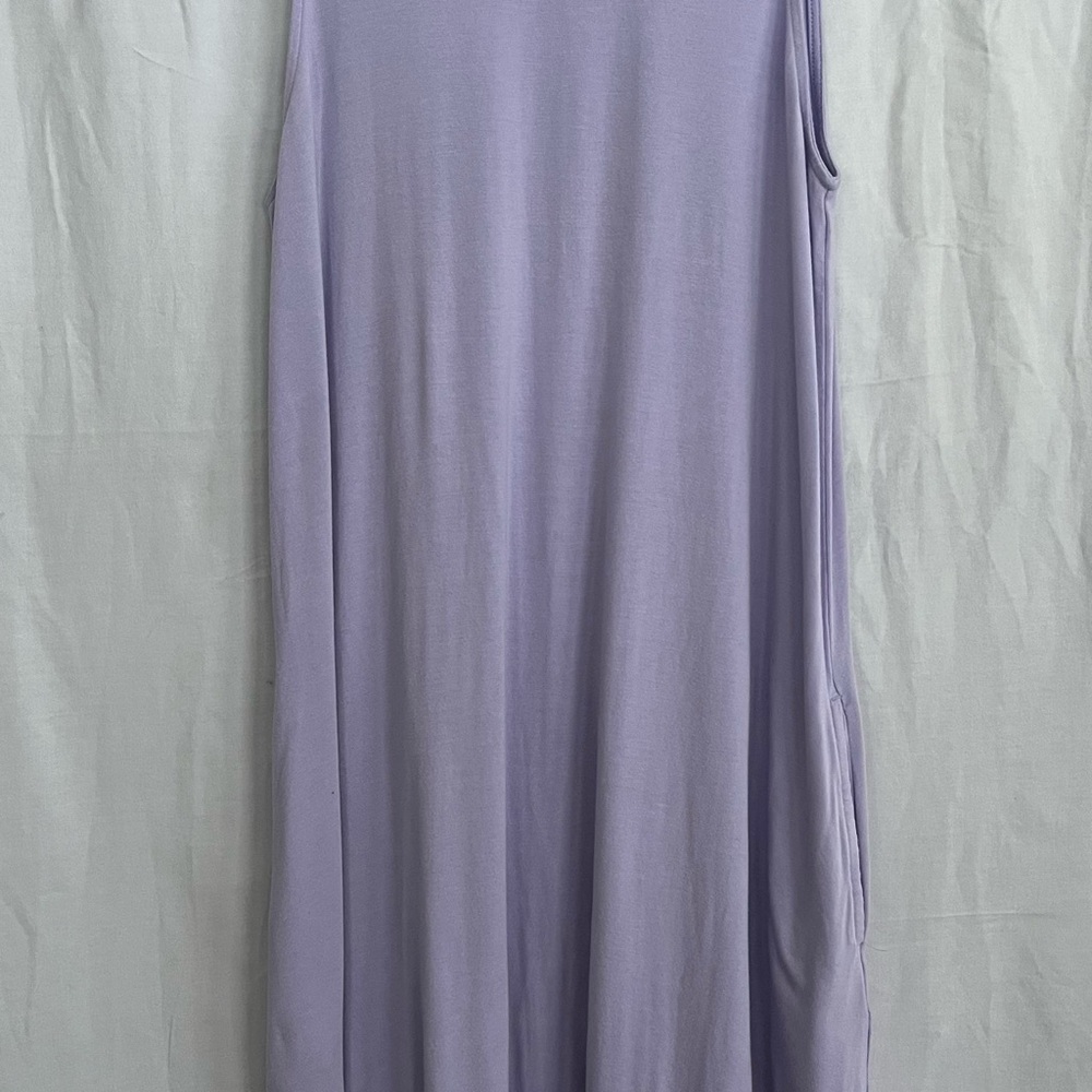 Time and Tru Lavender Midi Dress